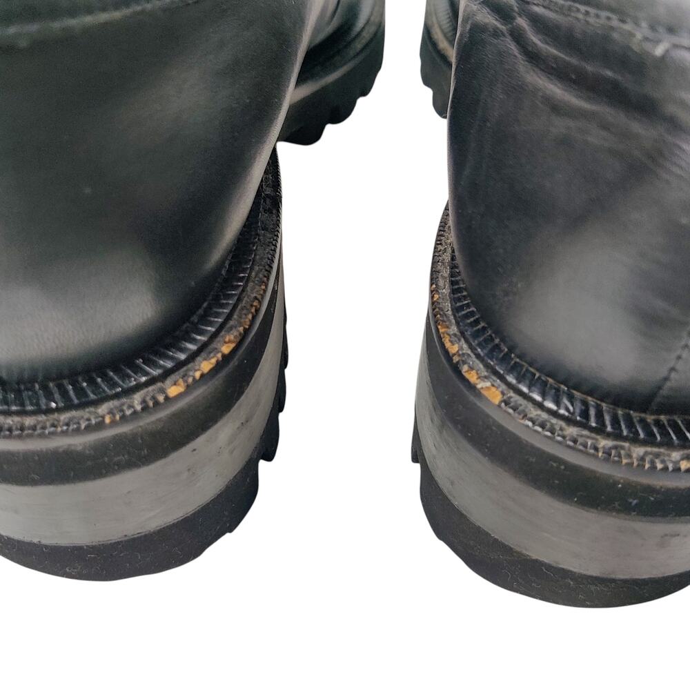 AEROSOLES Black Chunky Sole Loafers - Picture 11 of 11